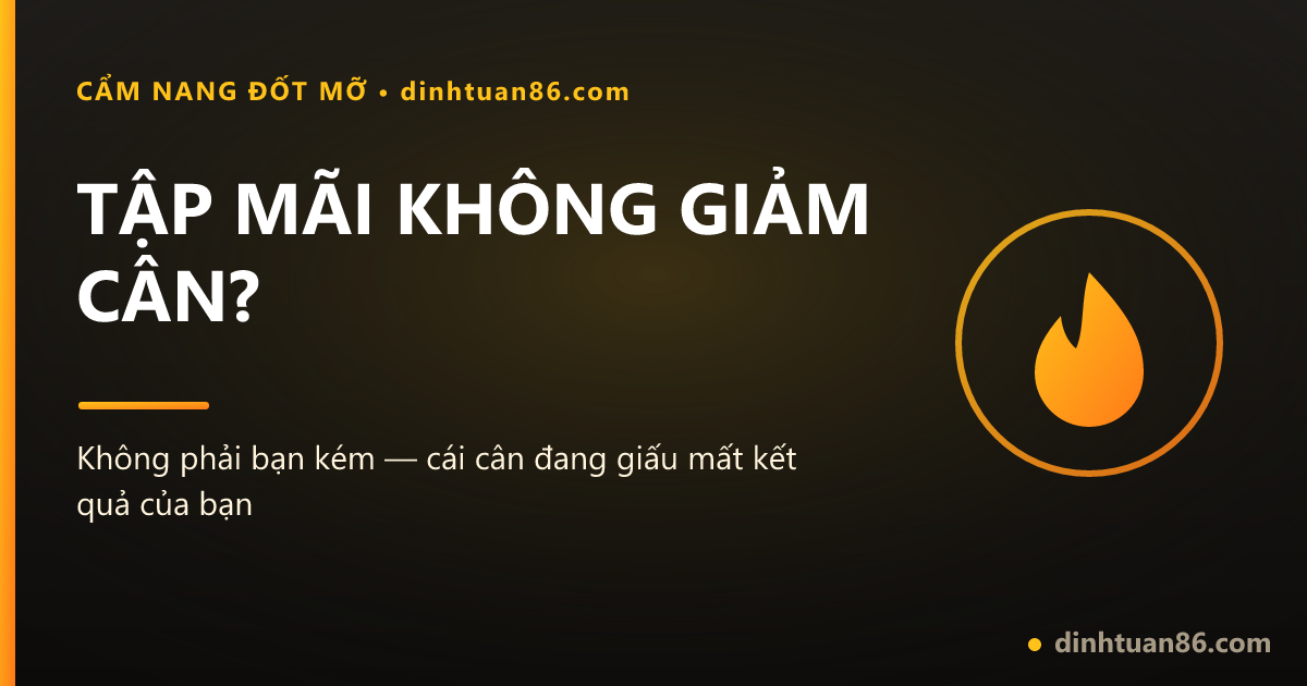 Người phụ nữ soi cân thất vọng vì tập mãi không giảm cân
