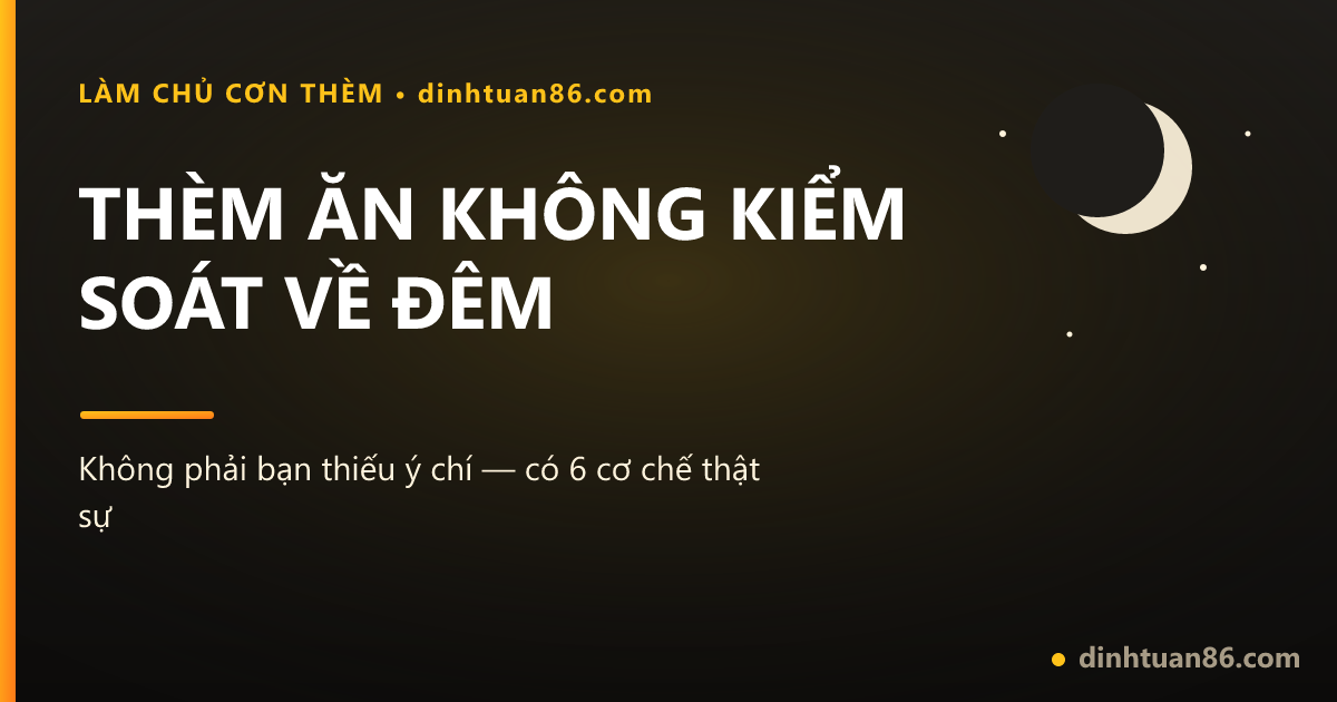 Người phụ nữ mở tủ lạnh lúc đêm vì thèm ăn không kiểm soát về đêm